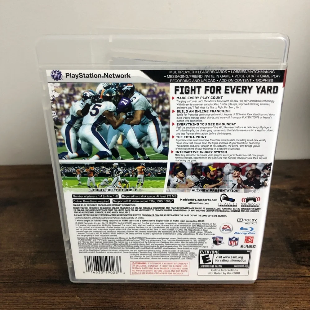 🎮5 for $15🎮 Madden 10 - PlayStation 3 - Picture 3 of 3